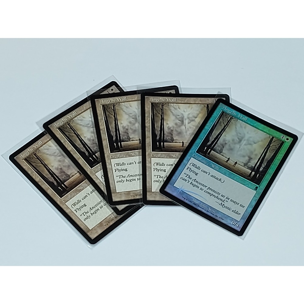 MTG ANGELIC‎ WALL Odyssey 2001 Set-4 +1 FOIL 4 Non-foil Magic SEE BG.5MAA2022.26